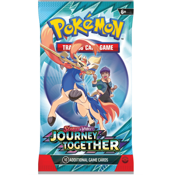 Pokemon TCG Scarlet & Violet Journey Together Booster Pack | 10 Cards & Energy