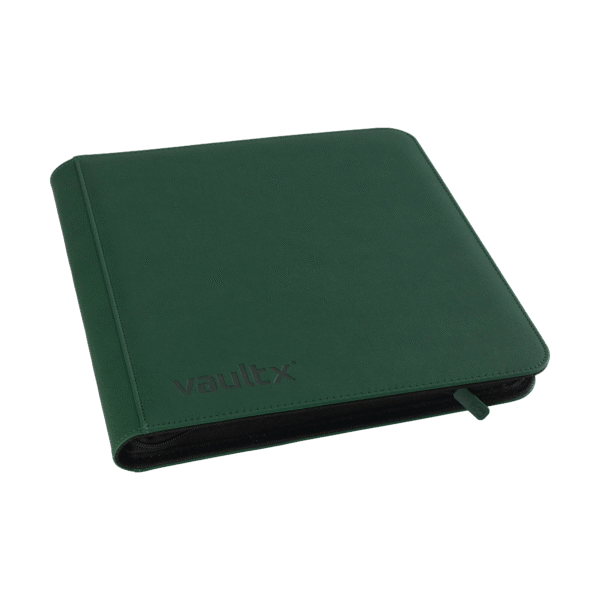 Vault X - 12-Pocket Exo-Tec® Zip Binder - Green
