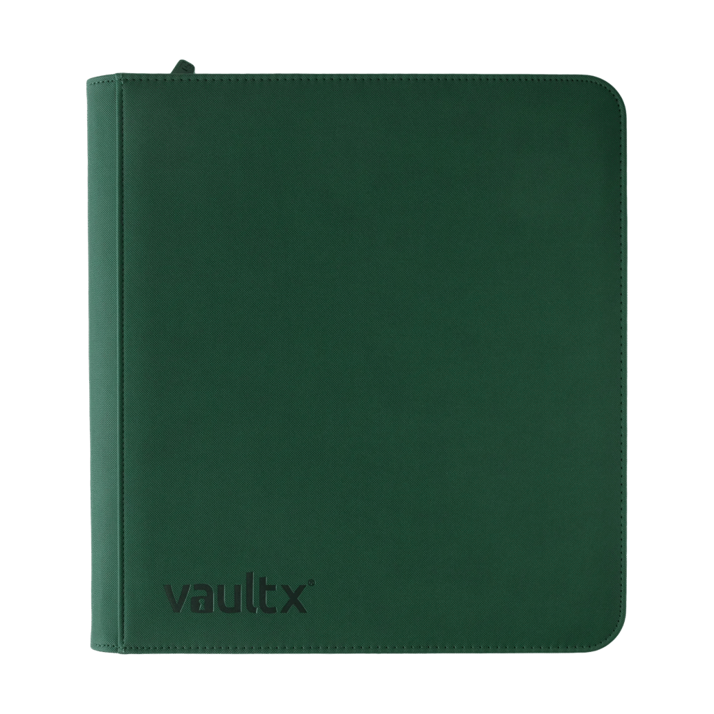 Vault X - 12-Pocket Exo-Tec® Zip Binder - Green
