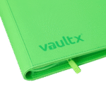 Vault X - 12-Pocket Exo-Tec® Zip Binder - Neon Green