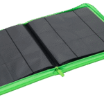 Vault X - 12-Pocket Exo-Tec® Zip Binder - Neon Green
