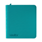 Vault X - 12-Pocket Exo-Tec® Zip Binder - Teal