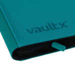 Vault X - 12-Pocket Exo-Tec® Zip Binder - Teal