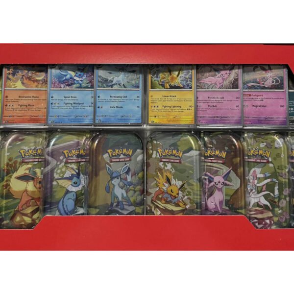 Pokémon Prismatic Evolutions Mini Tins 8-Pack (Costco Exclusive) - 2025