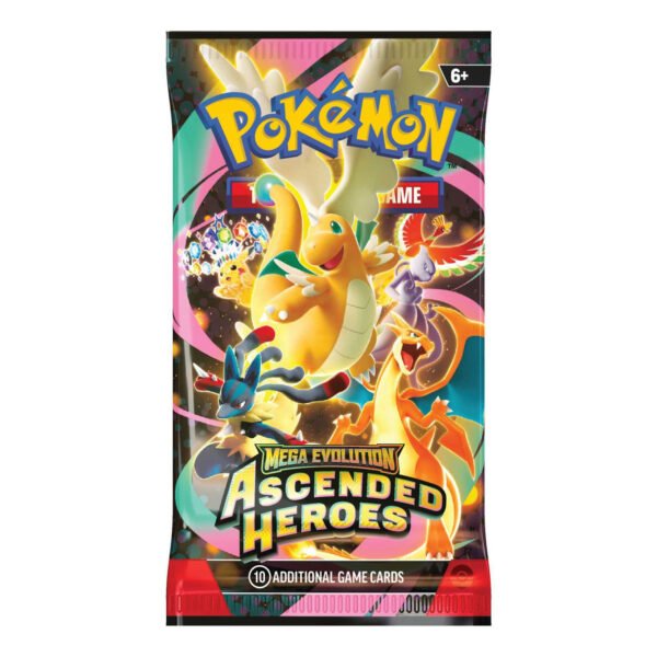 Pokémon TCG: Mega Evolution - Ascended Heroes Booster Pack (Single Pack)