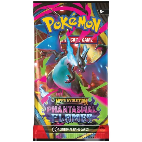 Pokémon TCG: Mega Evolution - Phantasmal Flames Booster Pack (Single Pack)